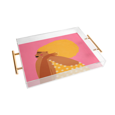 Maritza Lisa Give Yourself A Hug Acrylic Tray