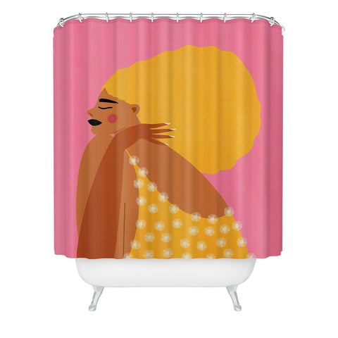 Maritza Lisa Give Yourself A Hug Shower Curtain