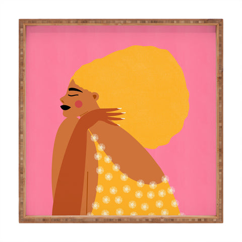 Maritza Lisa Give Yourself A Hug Square Tray