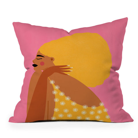 Maritza Lisa Give Yourself A Hug Throw Pillow