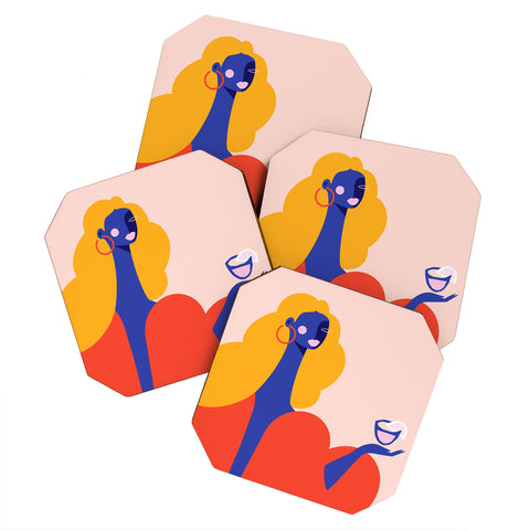 Maritza Lisa Happy Hour II Coaster Set