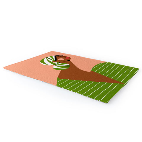 Maritza Lisa Head Wrapped Beauty Area Rug