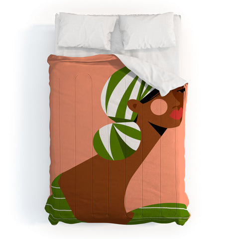 Maritza Lisa Head Wrapped Beauty Comforter