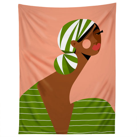 Maritza Lisa Head Wrapped Beauty Tapestry