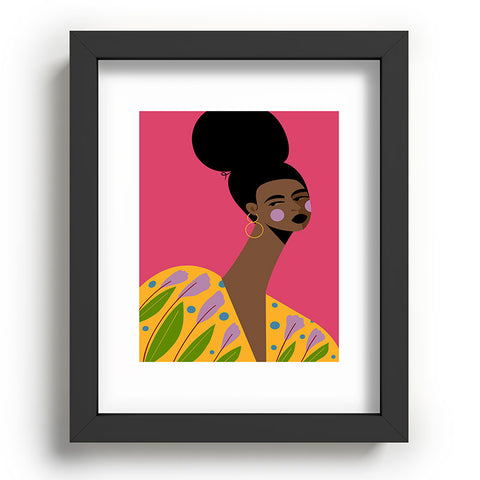 Maritza Lisa Lavender Lilies Recessed Framing Rectangle