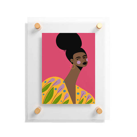 Maritza Lisa Lavender Lilies Floating Acrylic Print