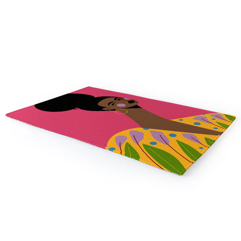 Maritza Lisa Lavender Lilies Area Rug