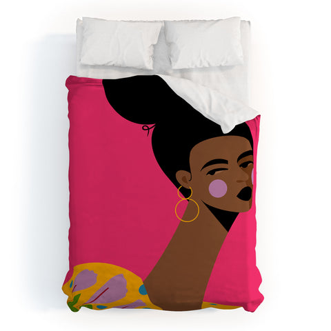 Maritza Lisa Lavender Lilies Duvet Cover