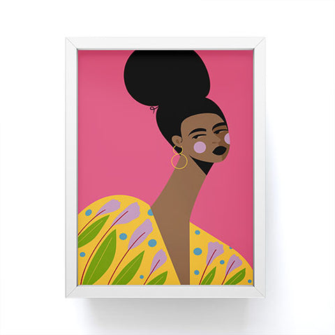 Maritza Lisa Lavender Lilies Framed Mini Art Print