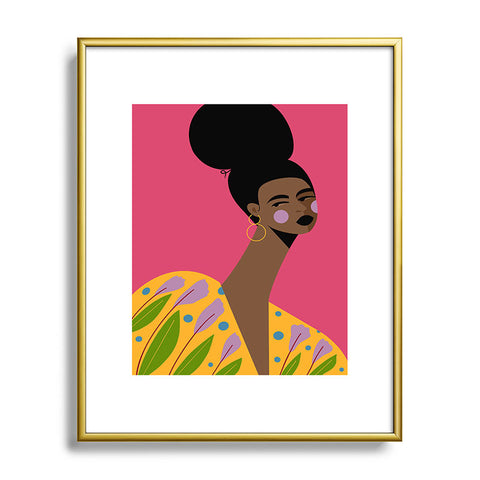 Maritza Lisa Lavender Lilies Metal Framed Art Print