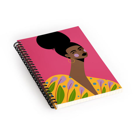 Maritza Lisa Lavender Lilies Spiral Notebook