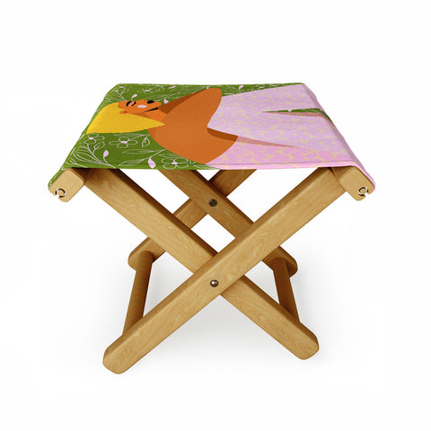 Maritza Lisa Manifesting Spring Folding Stool