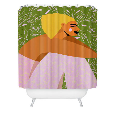 Maritza Lisa Manifesting Spring Shower Curtain