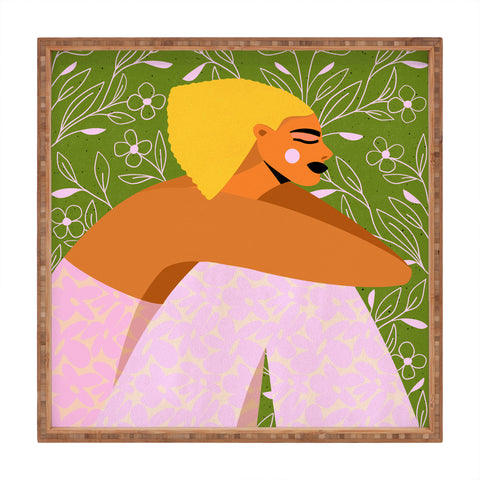 Maritza Lisa Manifesting Spring Square Tray