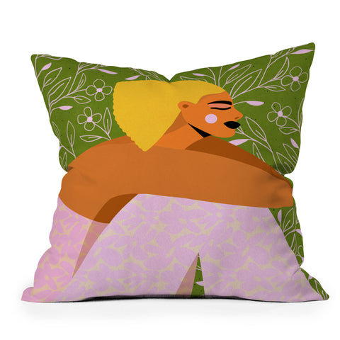 Maritza Lisa Manifesting Spring Throw Pillow