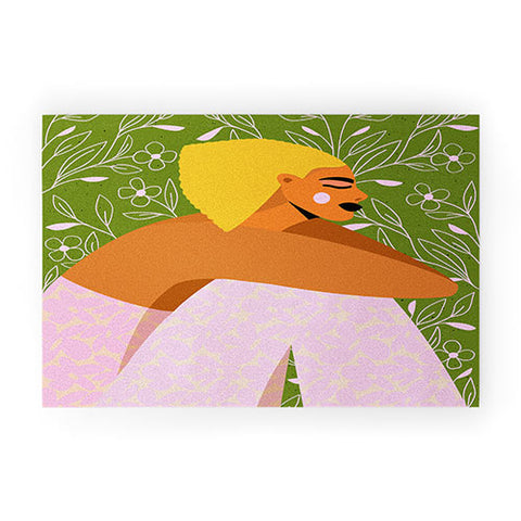 Maritza Lisa Manifesting Spring Welcome Mat