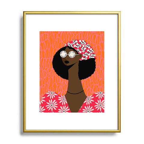 Maritza Lisa Out Of Office Metal Framed Art Print