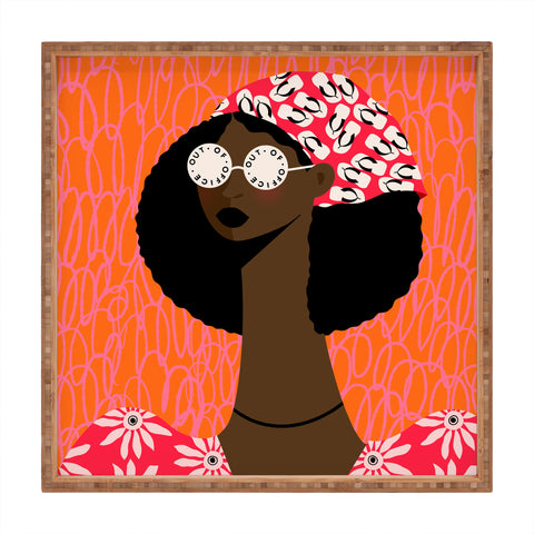 Maritza Lisa Out Of Office Square Tray