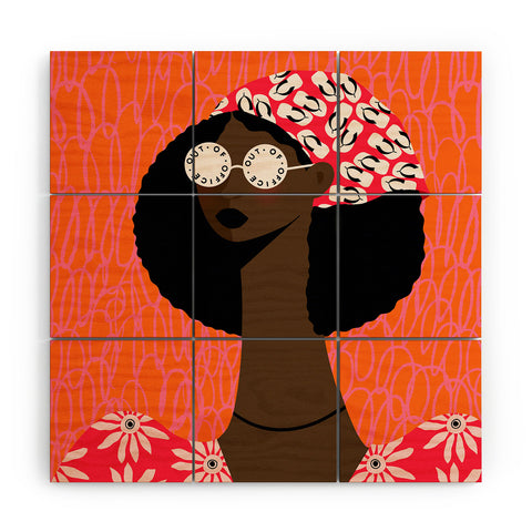Maritza Lisa Out Of Office Wood Wall Mural