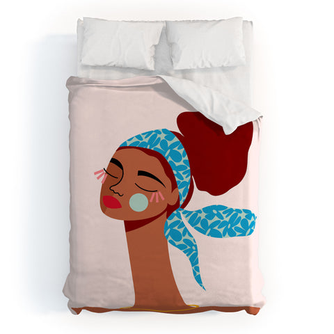 Maritza Lisa Spring Breeze I Duvet Cover