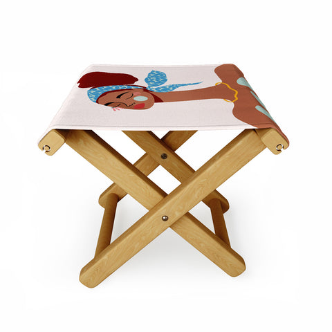 Maritza Lisa Spring Breeze I Folding Stool