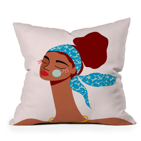 Maritza Lisa Spring Breeze I Throw Pillow