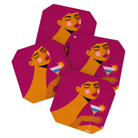 Maritza Lisa Summer Solstice Sip Coaster Set