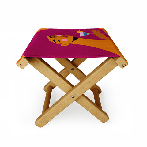 Maritza Lisa Summer Solstice Sip Folding Stool