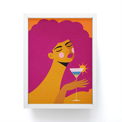 Maritza Lisa Summer Solstice Sip Framed Mini Art Print