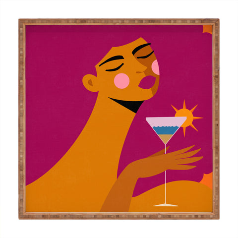 Maritza Lisa Summer Solstice Sip Square Tray
