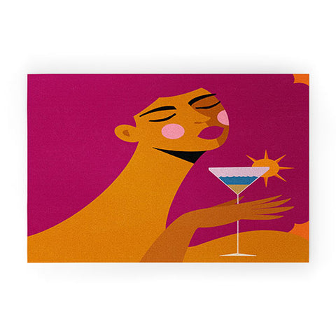 Maritza Lisa Summer Solstice Sip Welcome Mat