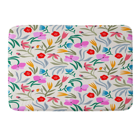 Maritza Lisa Wild Botanica Bloom Memory Foam Bath Mat