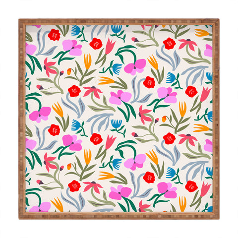 Maritza Lisa Wild Botanica Bloom Square Tray