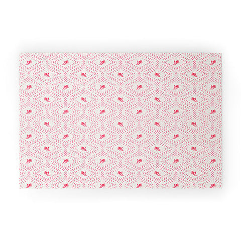 Maritza Lisa Wild Dotted Florals Pattern Welcome Mat
