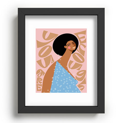 Maritza Lisa You Are Enough I Recessed Framing Rectangle