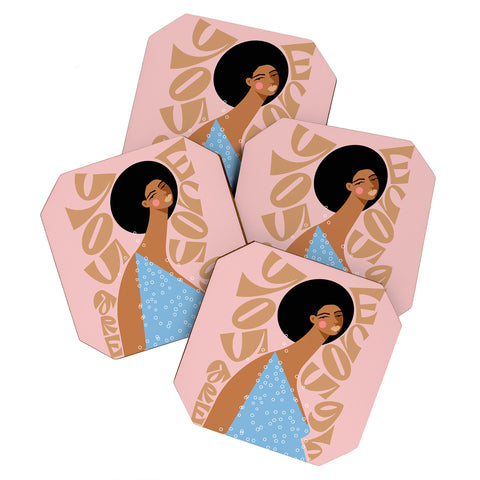 Maritza Lisa You Are Enough I Coaster Set