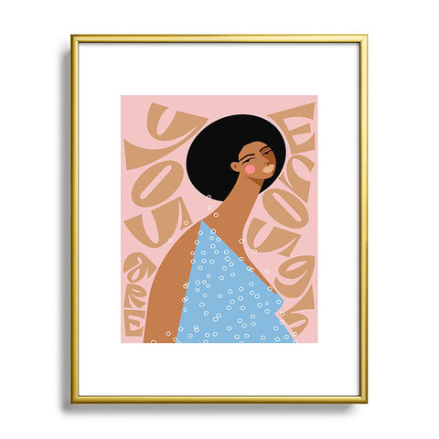 Maritza Lisa You Are Enough I Metal Framed Art Print