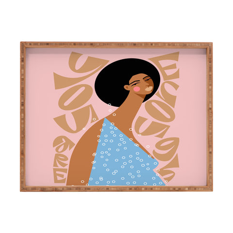Maritza Lisa You Are Enough I Rectangular Tray