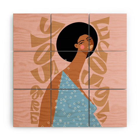 Maritza Lisa You Are Enough I Wood Wall Mural