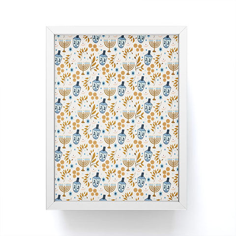 Marni All Thinks Hanukkah Large Framed Mini Art Print
