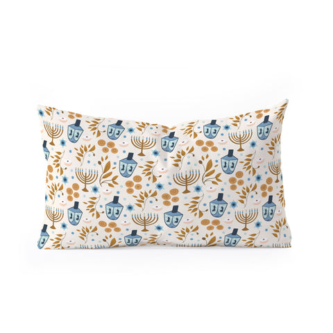 Marni All Thinks Hanukkah Large Oblong Throw Pillow