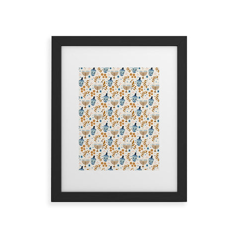 Marni All Thinks Hanukkah Large Framed Art Print