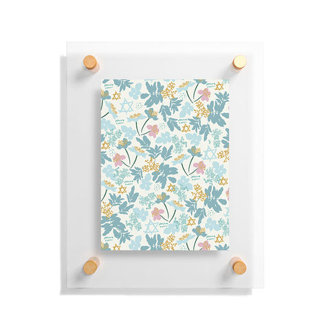 Marni Floral Star of David Floating Acrylic Print