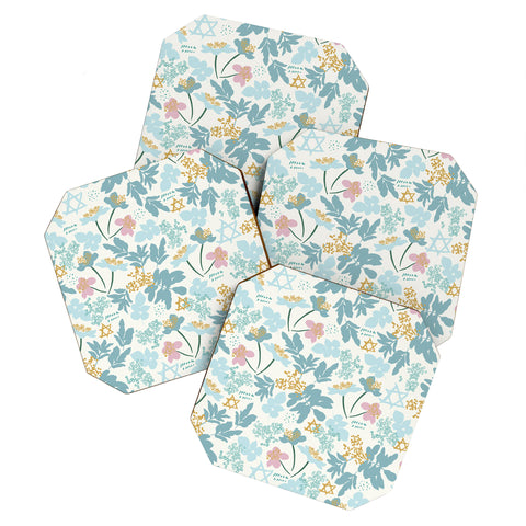Marni Floral Star of David Coaster Set