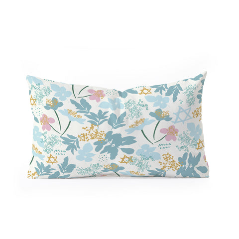 Marni Floral Star of David Oblong Throw Pillow