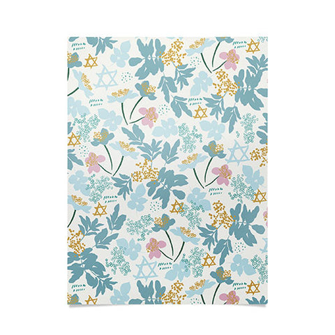 Marni Floral Star of David Poster
