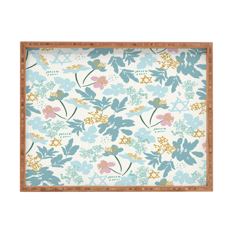 Marni Floral Star of David Rectangular Tray