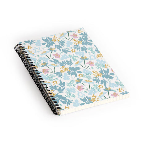 Marni Floral Star of David Spiral Notebook