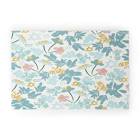 Marni Floral Star of David Welcome Mat