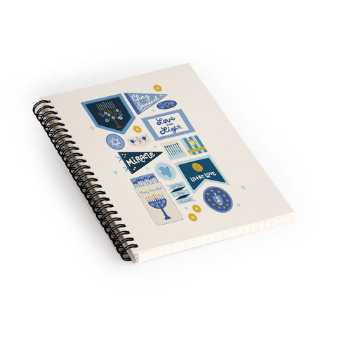 Marni Hanukkah Banners Signs and Pennants Spiral Notebook